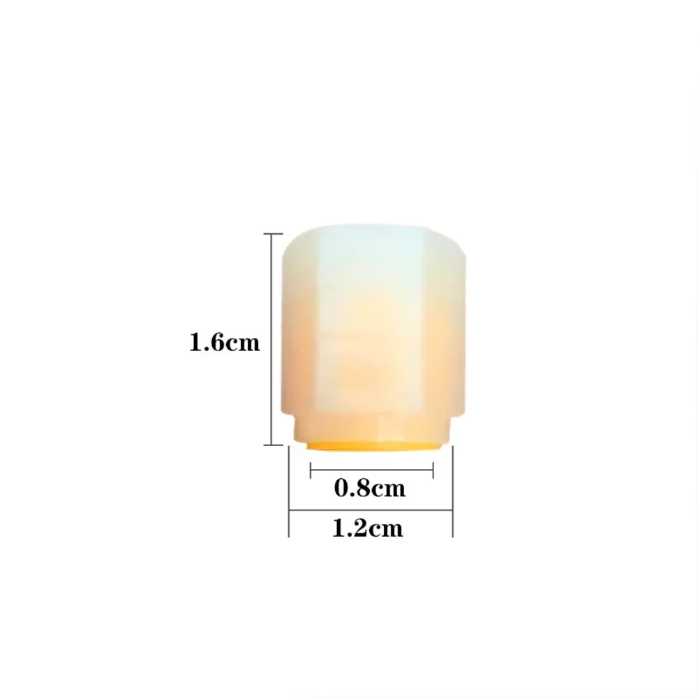 Glowing Tire Valve Caps 4pcs Wheel Hub Night Glowing Fluorescent Orange Car Motorcycle Bike Tire Nipple Covers