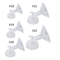 Portable Flange Valves Tube Bottle Backflow Protector 18/19/20mm Breast Part Breast Funnel Connector Durable 1