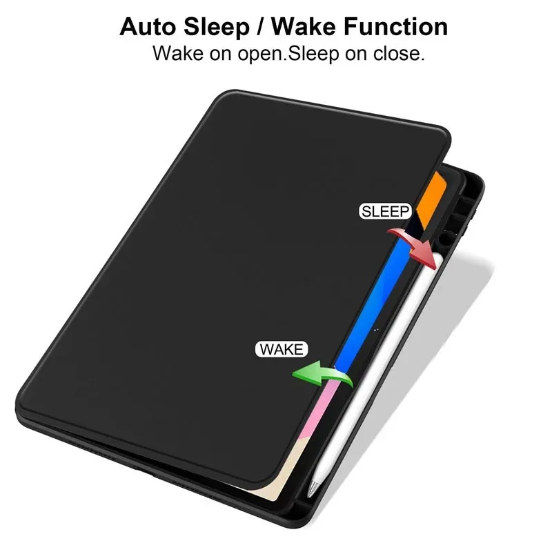 Rotating Acrylic Tablet Case with Pencil Slot