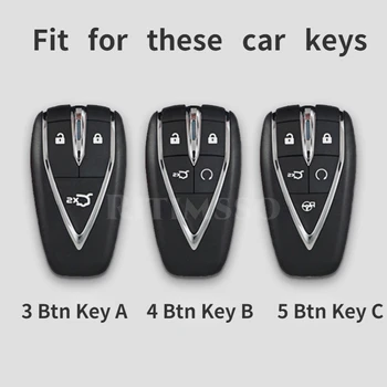 Custodia per chiave auto in pelle retrò per Changan CS35 Plus CS55 Plus CS75 Plus 2019 2020 accessori per guscio chiave a distanza - Custodia per chiave auto in pelle retr per Changan CS35 Plus CS55 Plus CS75 Plus