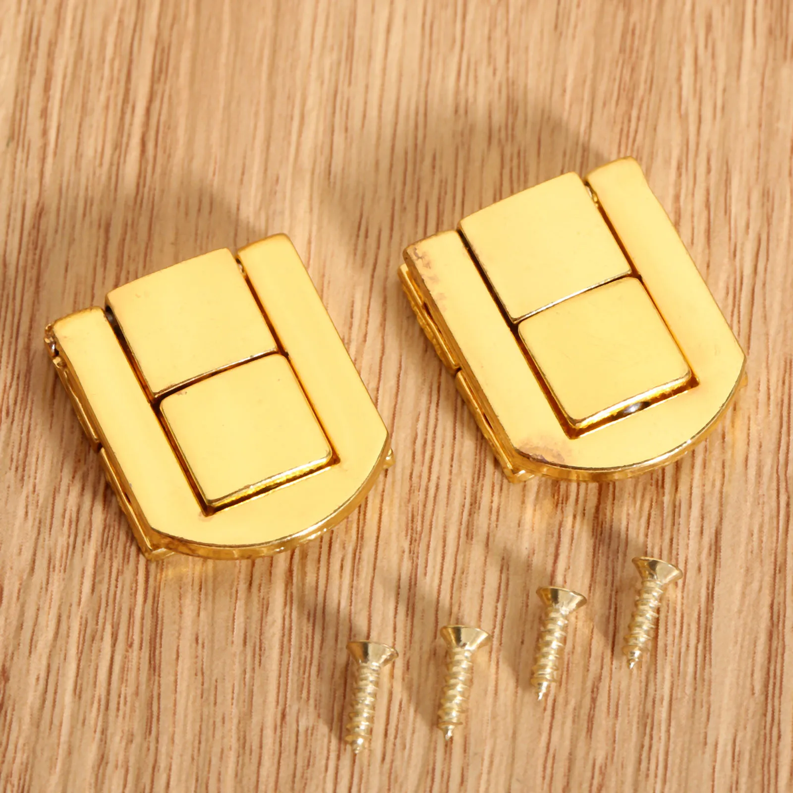 1pc 25*20mm Box Latch Hasps Wooden Jewelry Box Decorative Padlock Hasps Latch Screw Vintage Furniture Hardware furniture hardware,jewelry box hasps,decorative latches