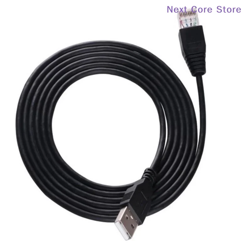APC 스마트 UPS USB 케이블 USB-RJ50 콘솔 케이블(몰드형 스트레인 릴리프 부트 포함) 대체품 AP9827 940-0127B 940-127C 940-0127E