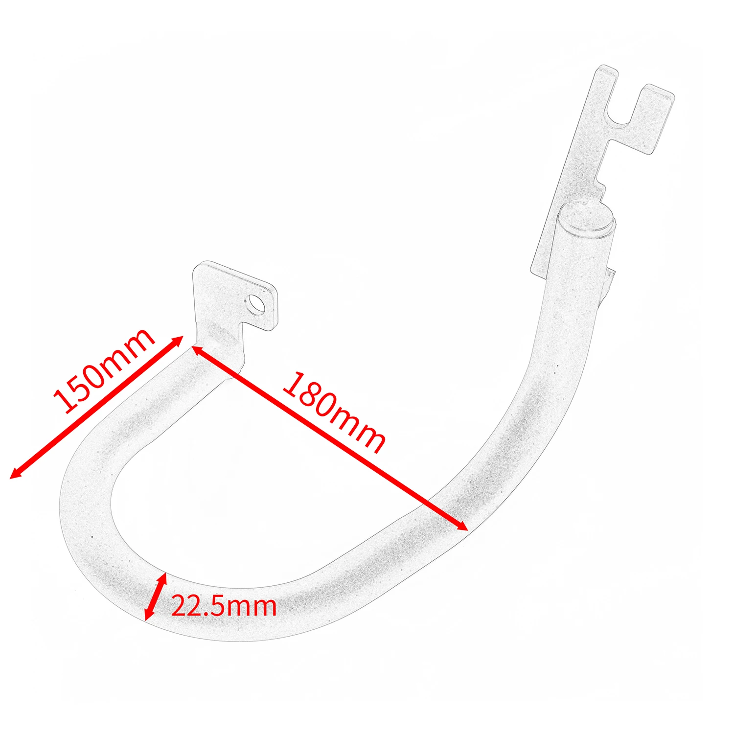 혼다 CT 125 ct125 2020-2025 배기 크래시 바 오토바이 머플러 파이프 가드 범퍼 프레임 보호대
