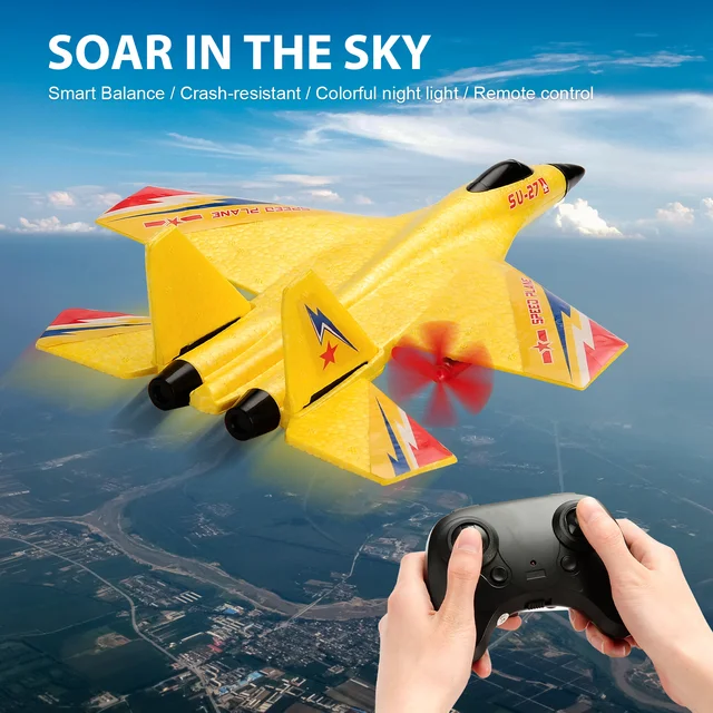 RC Plane SU-27 Helicopter Remote Control Aircraft 2.4G Airplane Remote Control EPP Foam RC Vertical Plane Children Toys Gifts 1