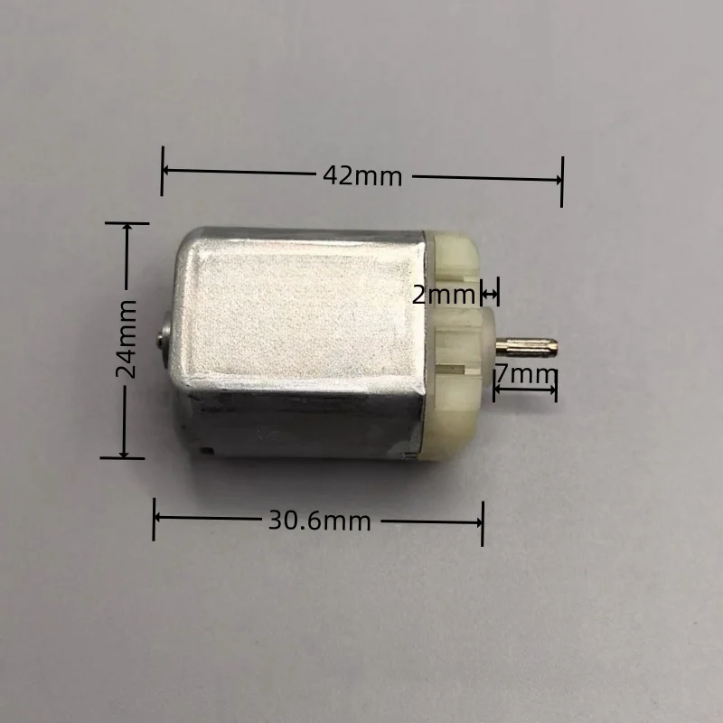 1PCS Counter-clockwise 42mm Total Shaft Length FC280 Electric Motor Rotation Car Replace Part Accessories Auto