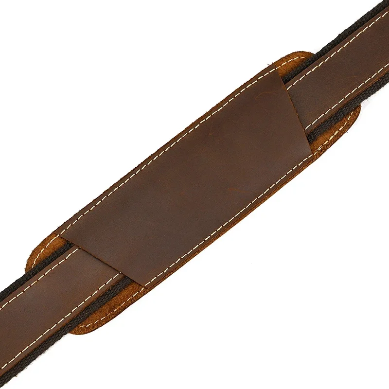 Brown Leather Duffle Bag For Men