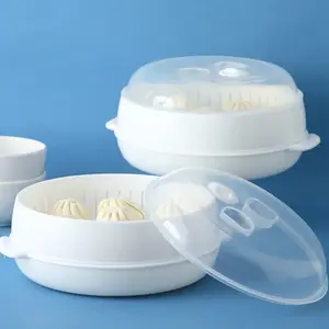 Plastic Microwave Steamer With Lid Double layer Food grade - Temu