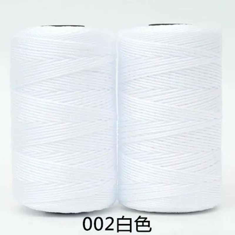 3-Strand Nylon Thread Twisted String Hook Line, Woven Crochet Hat Shoes Line, Car Cushion, Ice Silk Wool Thread, 100g, 1Pc 6