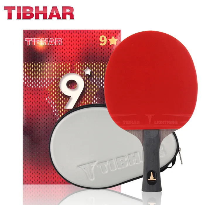 

Tibhar Table Tennis Racquet Single Shot Professional 9-star Finished Racquet 7-layer Carbon Backboard 9-star Violent Attack