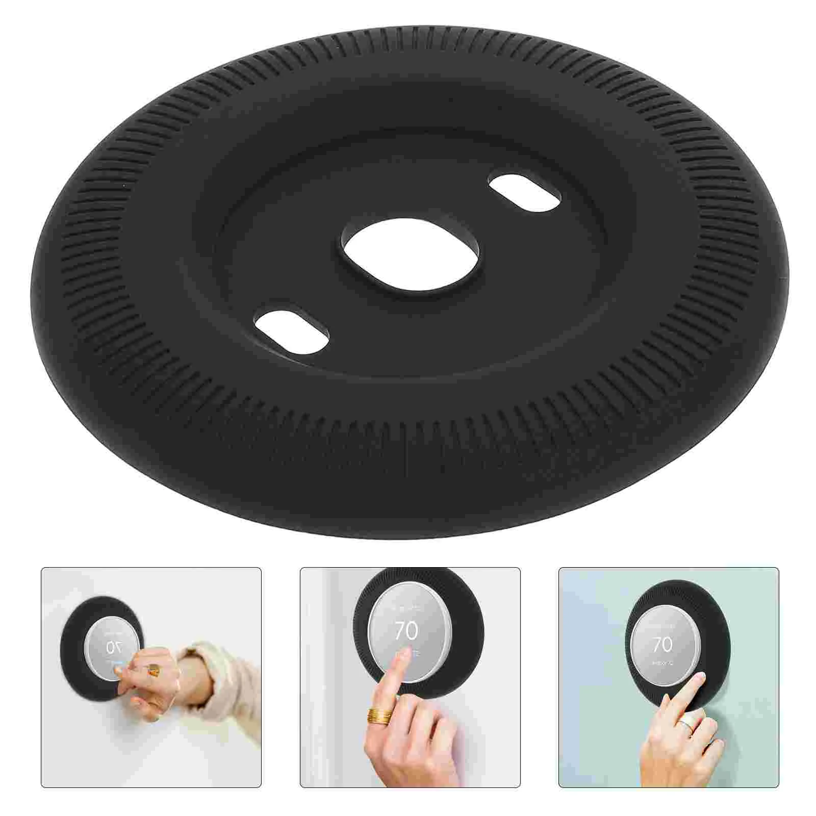 

Thermostat Trim Round Wall Plate Wall Mount Compatible With Nest Thermostat