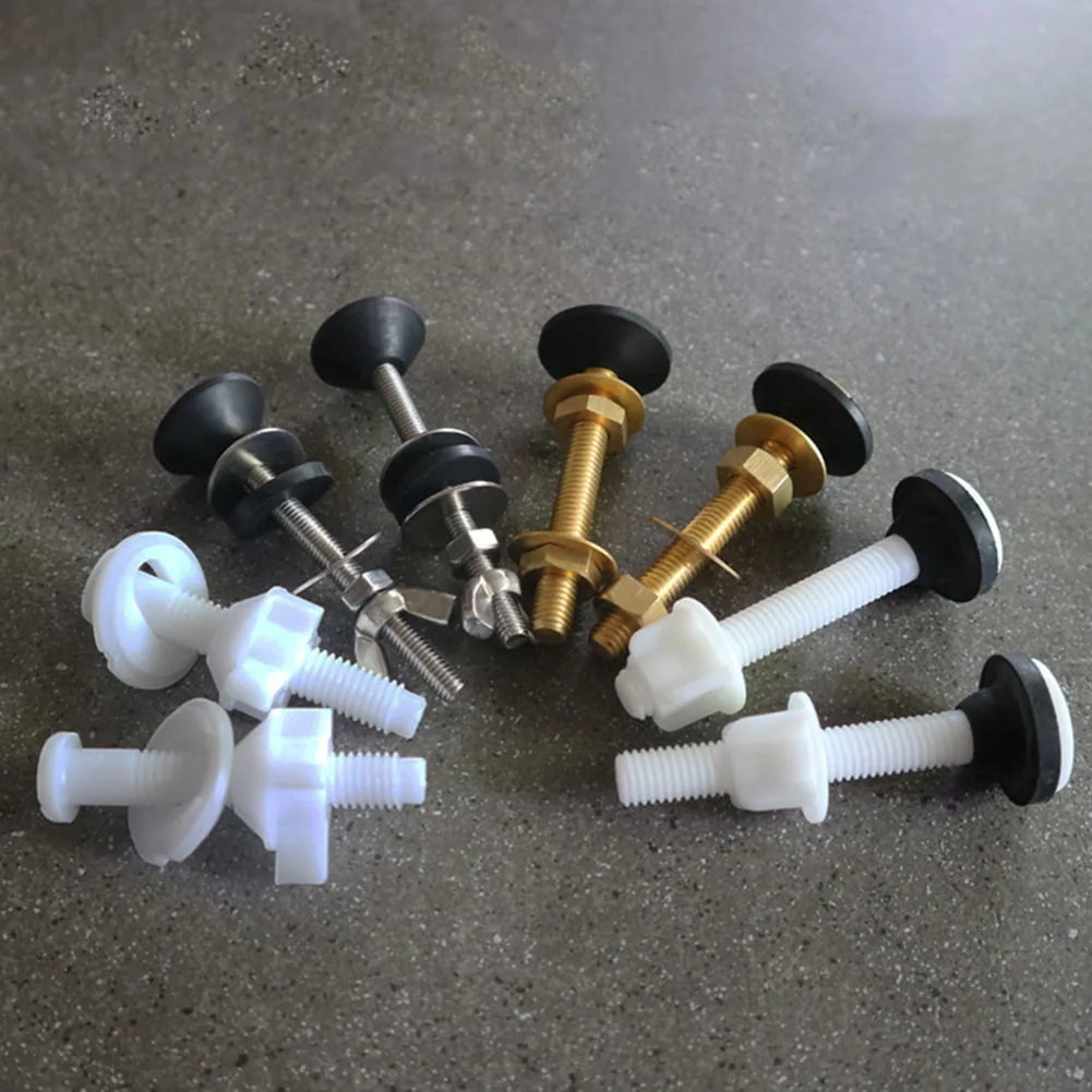 Toilet Tank To Toilet Pan Fixing Accessories Sealing Kit Tight Connection Bolt Lid Seat Fixing Bolt Channel