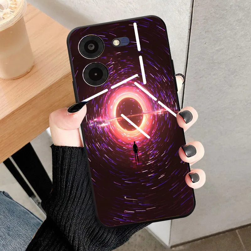 Black Soft Silicone TPU Protective Phone Case with Bumper Shell Coque