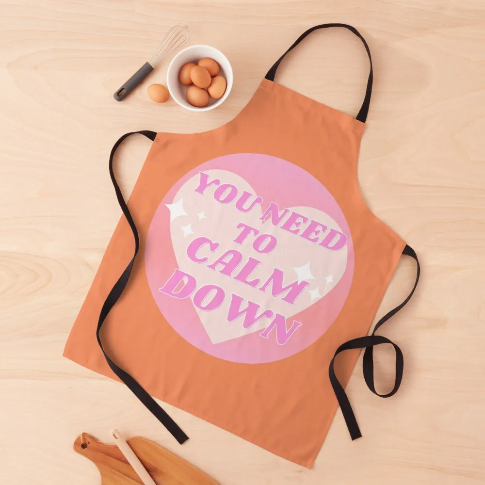 

you need to calm down Apron barber uniform Home Supplies Apron