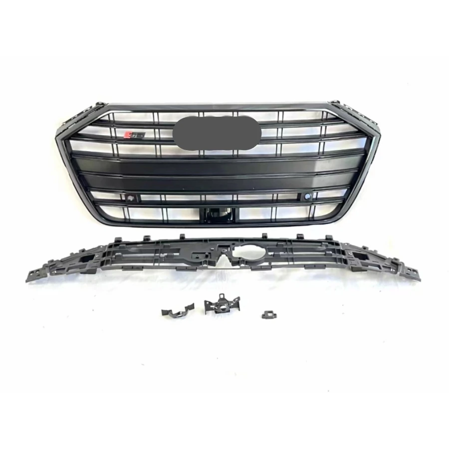 

For A8 D5 Modification Grille Change To S8 Style Front Bumper Grill for Audi A8 Center Grills 2019-2023