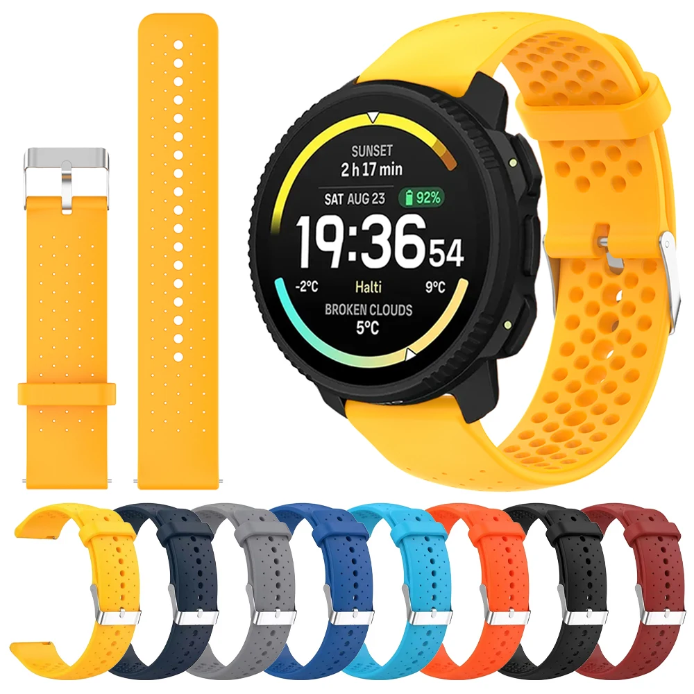 Breathable Silicone Band Straps - 20mm/22mm Bracelet