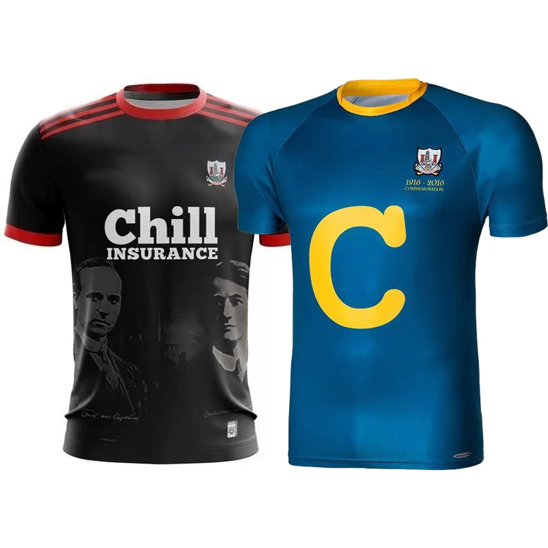 1916 GAA Cork Jersey Commemoration Ireland Mens Shirt Top Quality Free