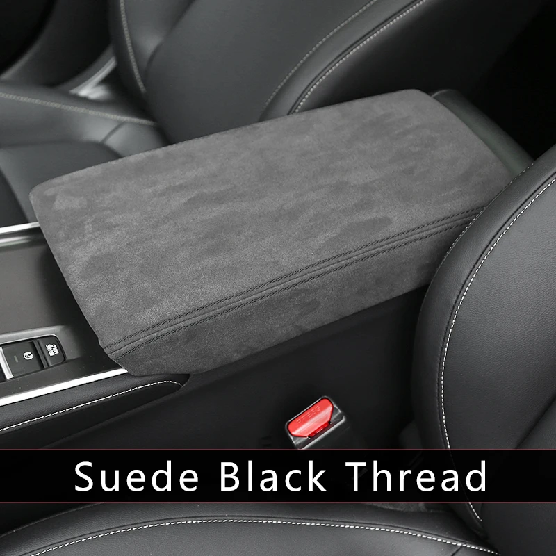 Suede black thread