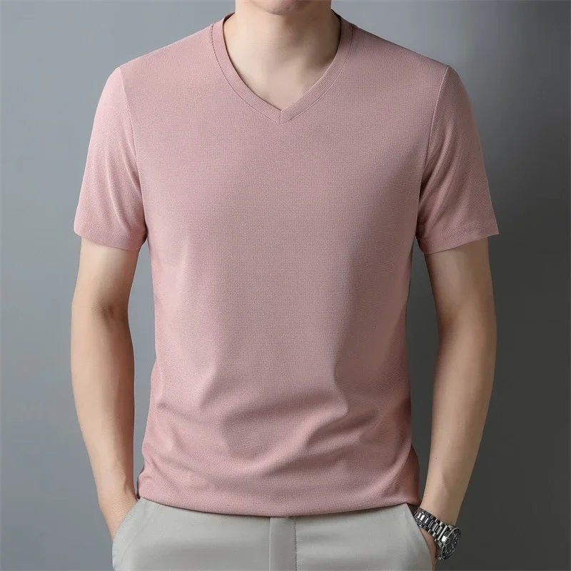 PlatiNum Waffle V-Neck T-Shirt Size Chart