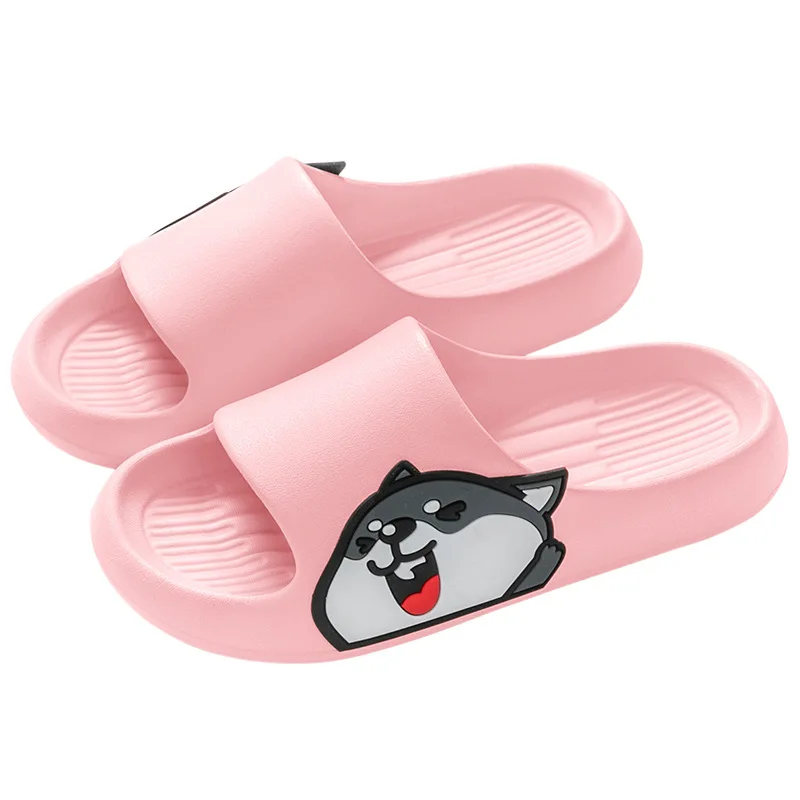 Lovely Summer Home Bathroom Slippers Female Non-slip Bath Couples Trample Shit Feeling Cool Hotel Slippers Male Summer Wholesale