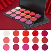15 Colors Lipstick Palette Matte, Moisturizing And Non Fading, Non Stick Cup, Makeup Tray Easy To Color  Ideal Valentine's Gift 5