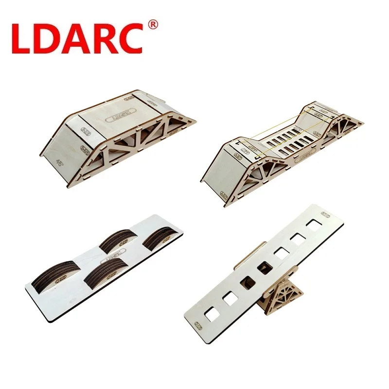 LDARC-1-43-RC-Car-indoor-Climbing-scence-COMBO-1-Ramp-bridge-seesaw ...