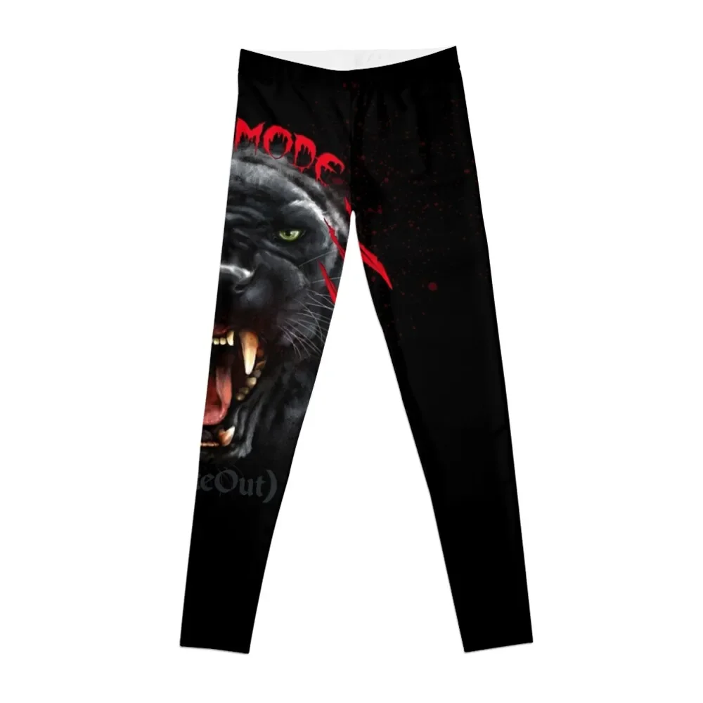 

Wild Mode. Black Panther. Bjj, Mma, Grappling Leggings flared jogging pants push up legging Womens Leggings