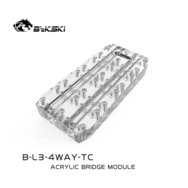 Bykski Placa Gráfica Gpu Ajuste de Conexão de Navegação Pontes Bloco de Água Quad Gpu Ponte para Gráficos B-l32way-tc - Imagem 5