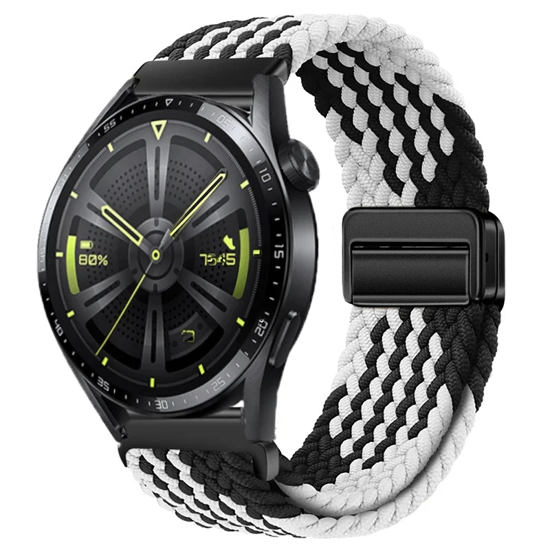 Nylon Braided Watch Strap - Durable Fabric Bracelet Wristband