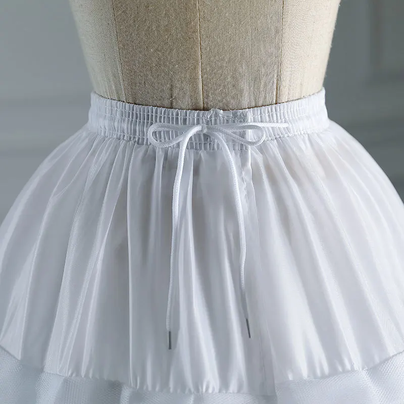 Petticoat Skirt Fluffy Crinoline Boneless Organza Eight-Layer Hard Mesh Bubble Skirt