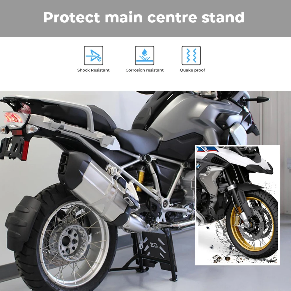 BMW R1200GS LC R1250GS ADV 어드벤처 R 1200GS GS R1250 GS 2021 엔진 가드 확장용 새 센터 스탠드 보호 플레이트