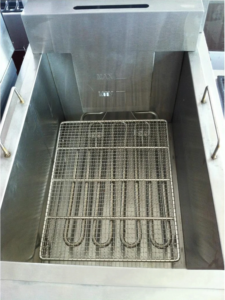 Factory New Fryer Machine Stainless Steel Counter Top Fryer Commercial 2-cylinder 2-Basket Countertop French Fries
