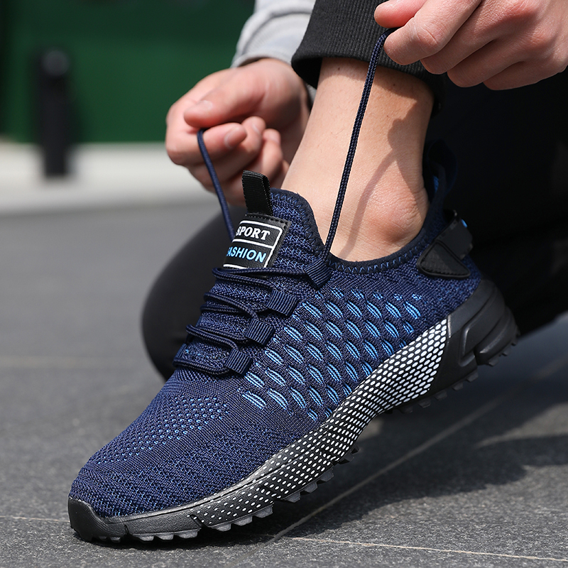 Men's Shoes Summer 2025 New Mesh Breathable Sports Shoes Men's Luxury Design Trendy Street Cool Lace Up Training Hiking Shoes