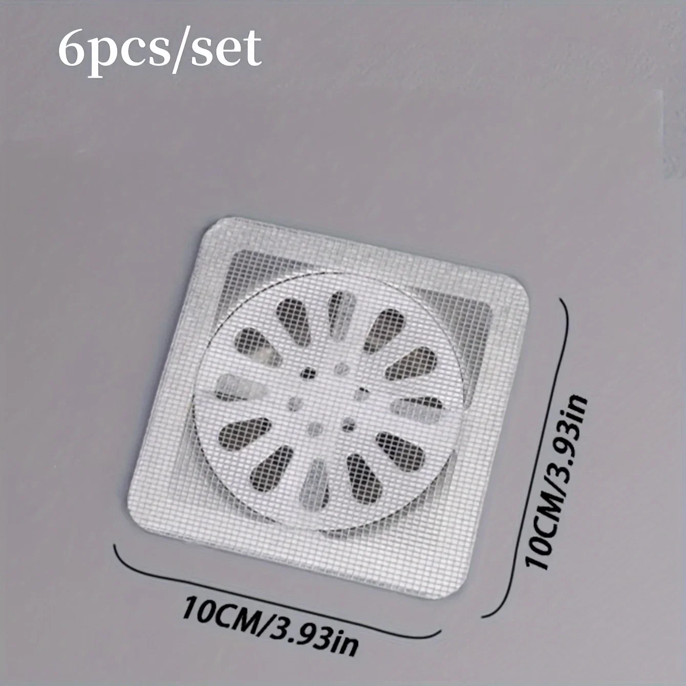 Shower Drain Hair Catcher Mesh Covers Floor Sink Strainer Filter Hair Stopper 50pcs For Bathroom Kitchen