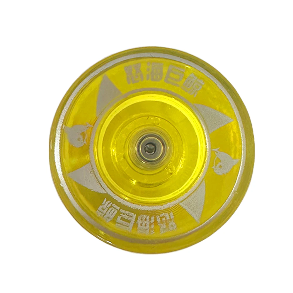 professional Unresponsive PC yoyo ball over cost performance hot semi-transparent yo-yo Side bearing children classic toys