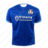 Italy Rugby Jersey Clothes Player Men Kids Children Train Polo T Shirt Team Girls Women Tee Teenager Home Top 202425 Hot New 2