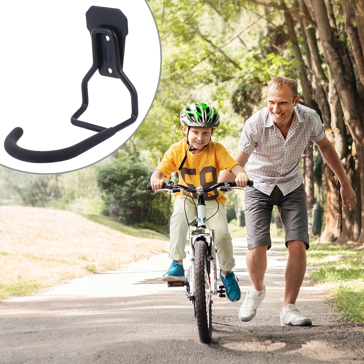 

Bike Hook Bikes with Bolts Heavy Duty Hanger Wall-mounted Hooks for Iron Storage