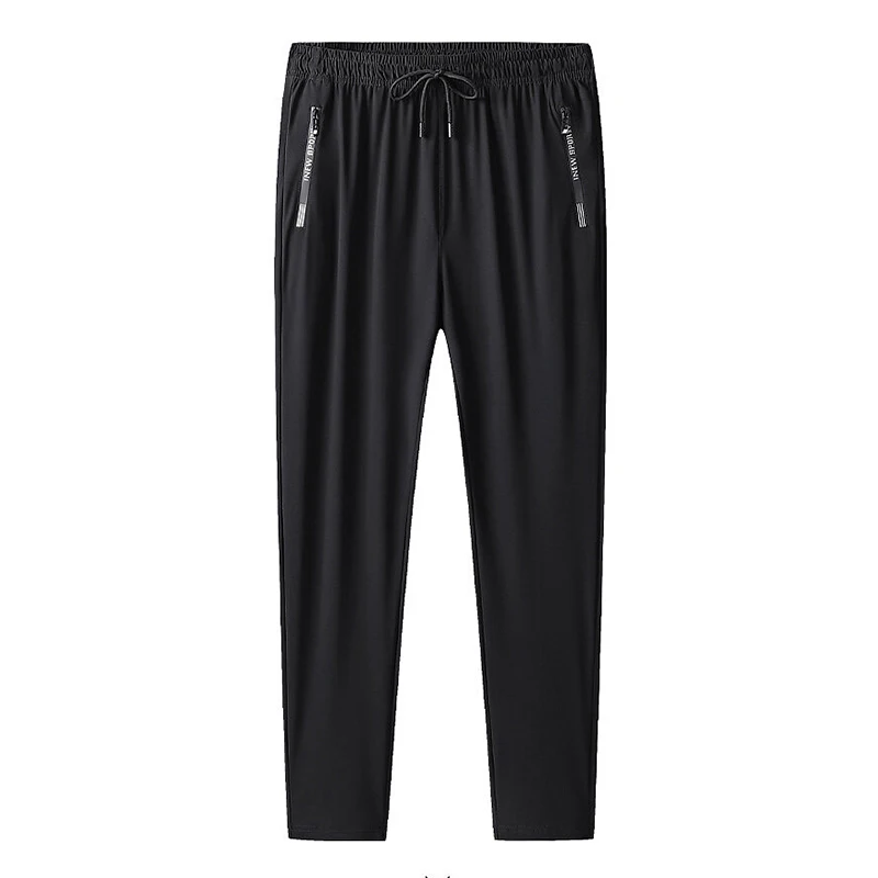 Plus Size 8xl 7xl 6xl Men Sports Pants Quick-Drying Men's Trousers Joggers Sportswear Solid Sweatpants Male Elastic 2