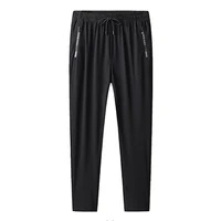 Plus Size 8xl 7xl 6xl Men Sports Pants Quick-Drying Men's Trousers Joggers Sportswear Solid Sweatpants Male Elastic 2