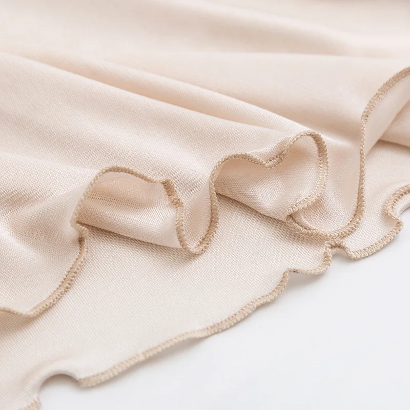 50% Silk 50% Viscose Knit Lace Half Slip Nightdress Sleepwear Underskirt M L XL XXL SG350 1PC