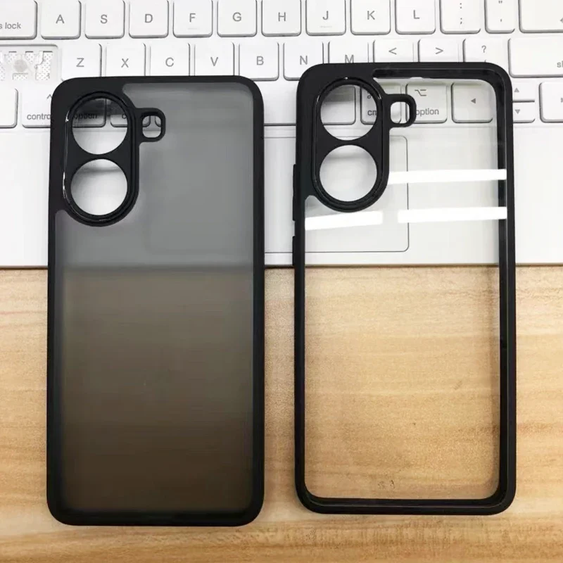 Shockproof Frosted Matte Anti-fingerprint Transparent Phone Case