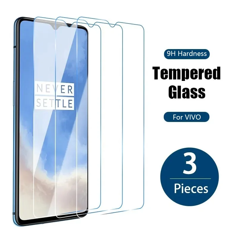 

3PCS Tempered Glass For VIVO Y11 Y21S Y21T Y30 Y31S Y32T Y33S Y35 5G Y51 Y52S Y52T Y53S Y55S Y75S Y76S Y77E Screen Protectors