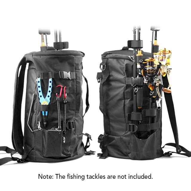 Fishing Lure Bag Waterproof Fishing Bag Double Shoulder Backpack Fishing  Rod Storage Bags Multifunctional Fishing Tools Case - AliExpress