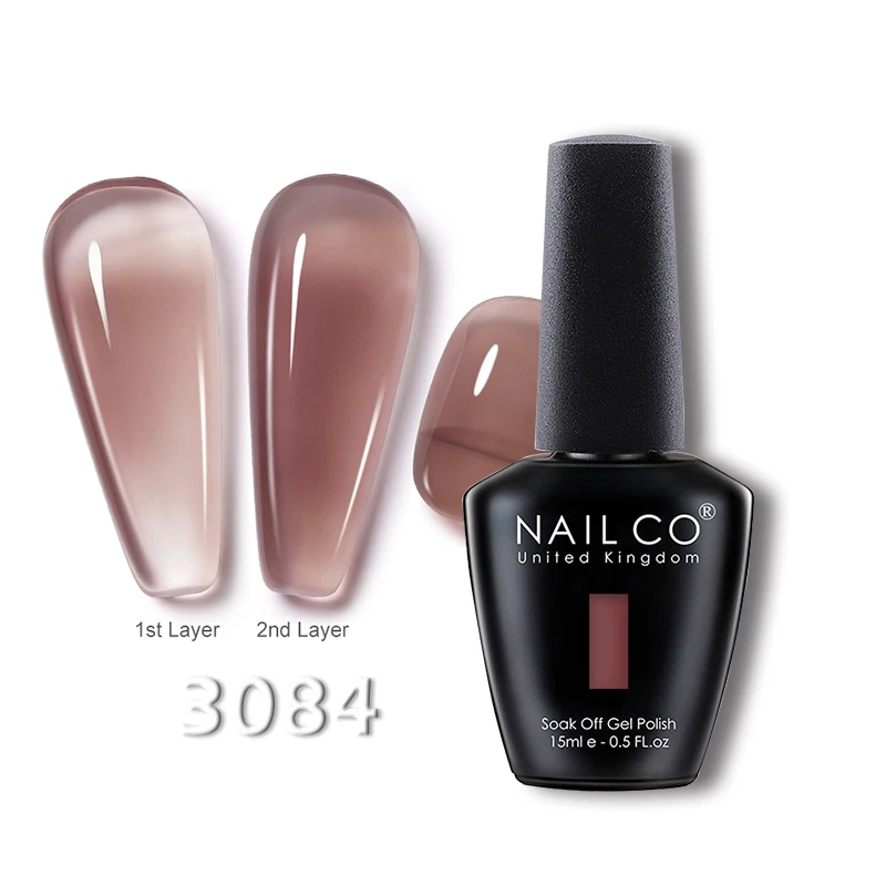 Jelly Gel Nail Polish 15ml - Translucent Hybrid Gel Enamel for Long-lasting Manicure