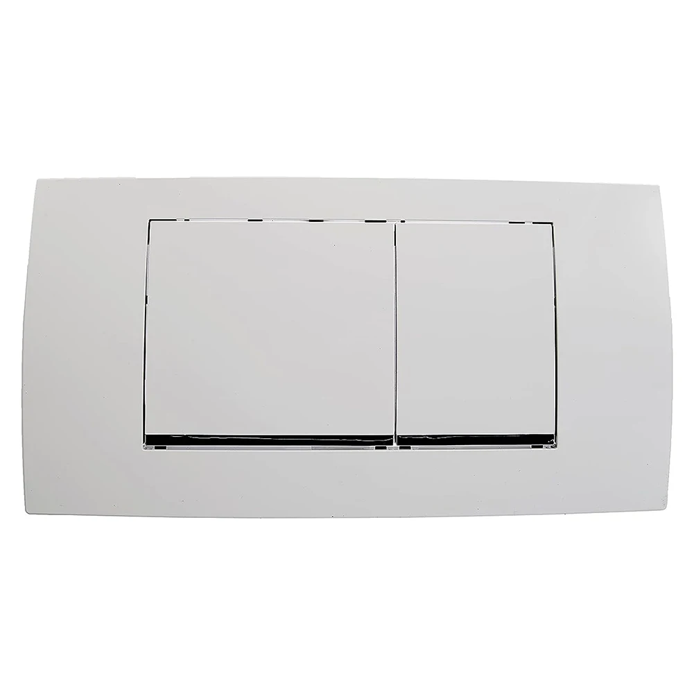 

Button Dual Flush Plate Home Improvement Bathroom Accessories Plastic Press Switch Repair Toilet Water Tank White
