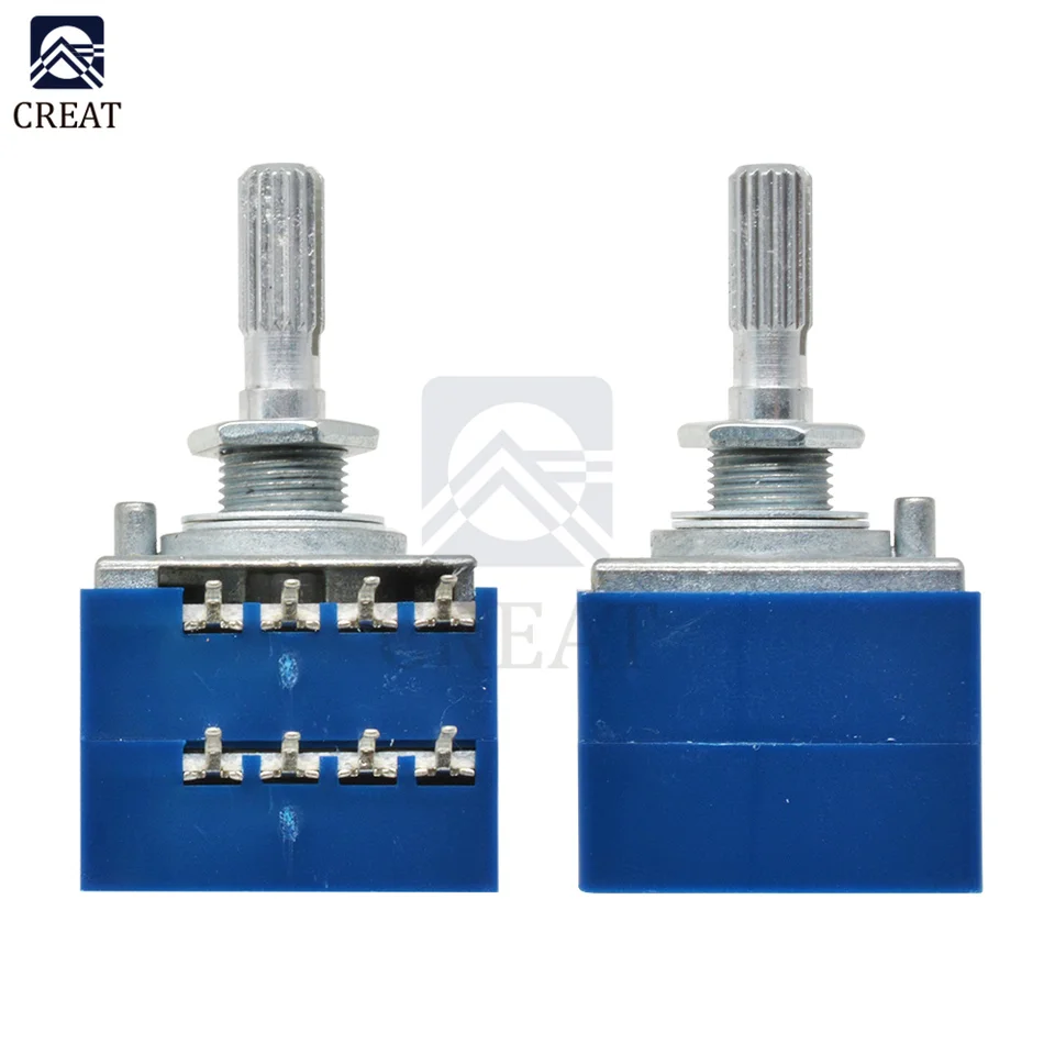 2x A50K Potentiometer - Stereo Logarithmisch 50K Ohm Für PCB