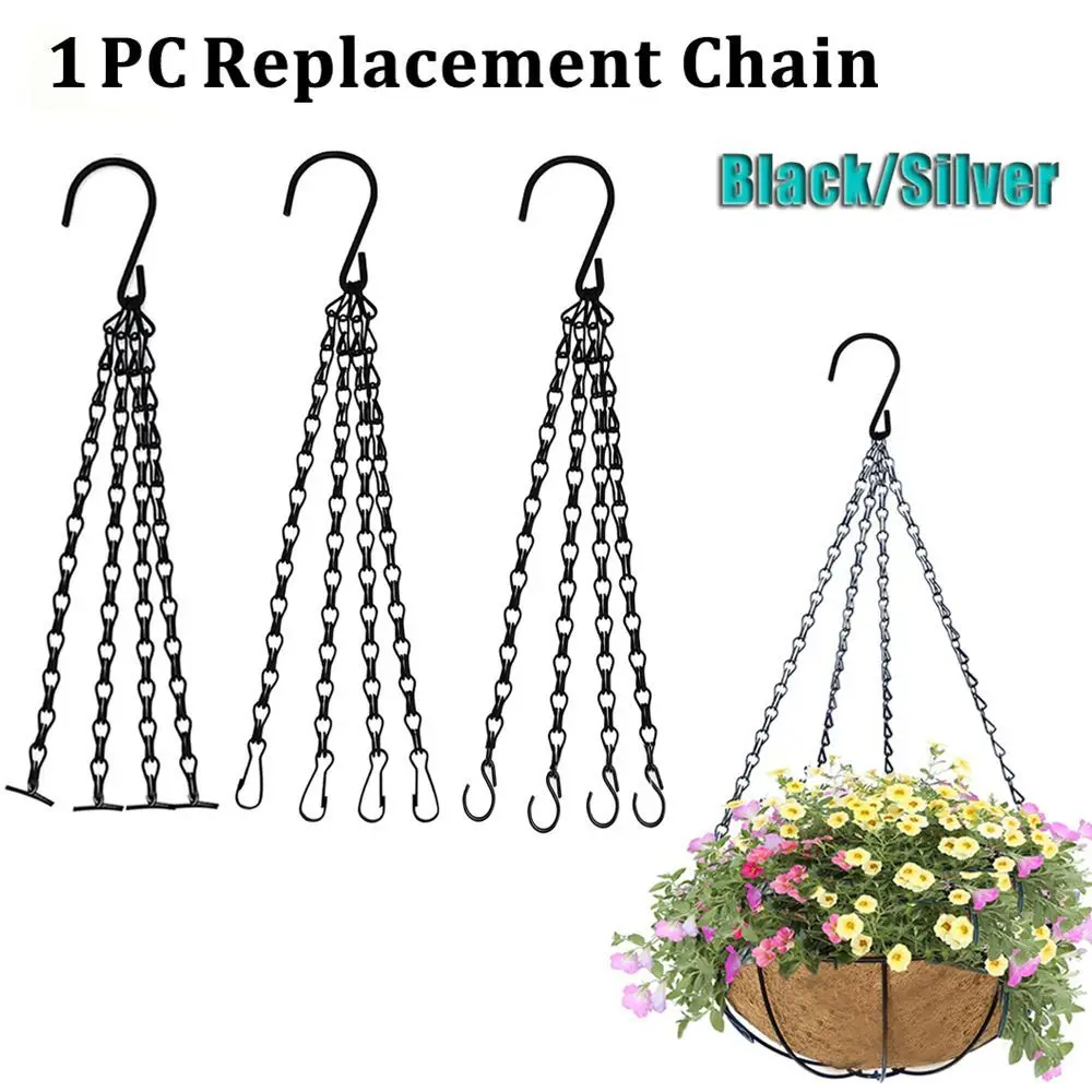 Metal Flower Pot Replacement Metal Hanging Chain Metal Plant