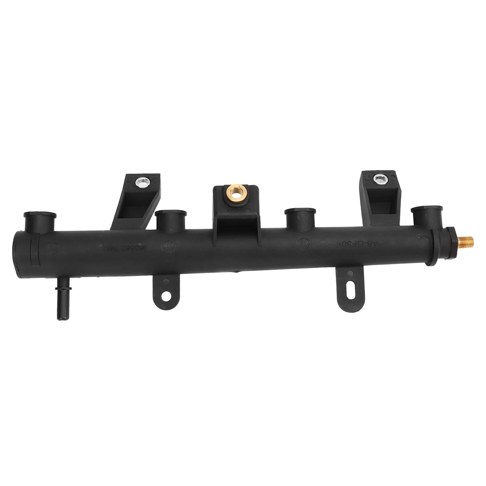 Injection Ramp 198542 Engine Fuel Injector Supply Fuel Rail Injector Rail Replacement for Peugeot 206 207 Injection Line Bar