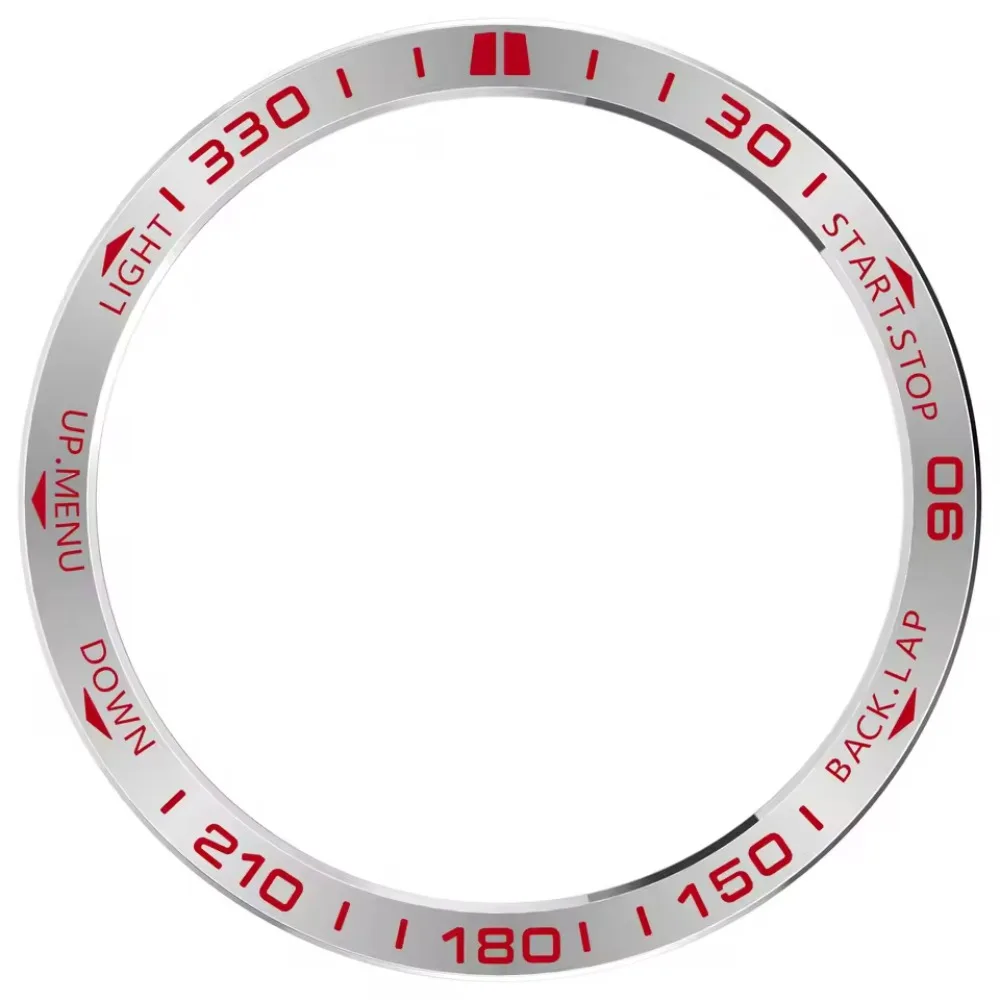Sleek Metal Bezel Ring with Time/Speed Scale - Premium Protective Frame Bumper