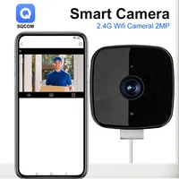 Mini caméra Cube Wifi caméra IP de sécurité intérieure avec Audio bidirectionnel détection humaine Vision nocturne caméras de Surveillance CCTV à domicile 1