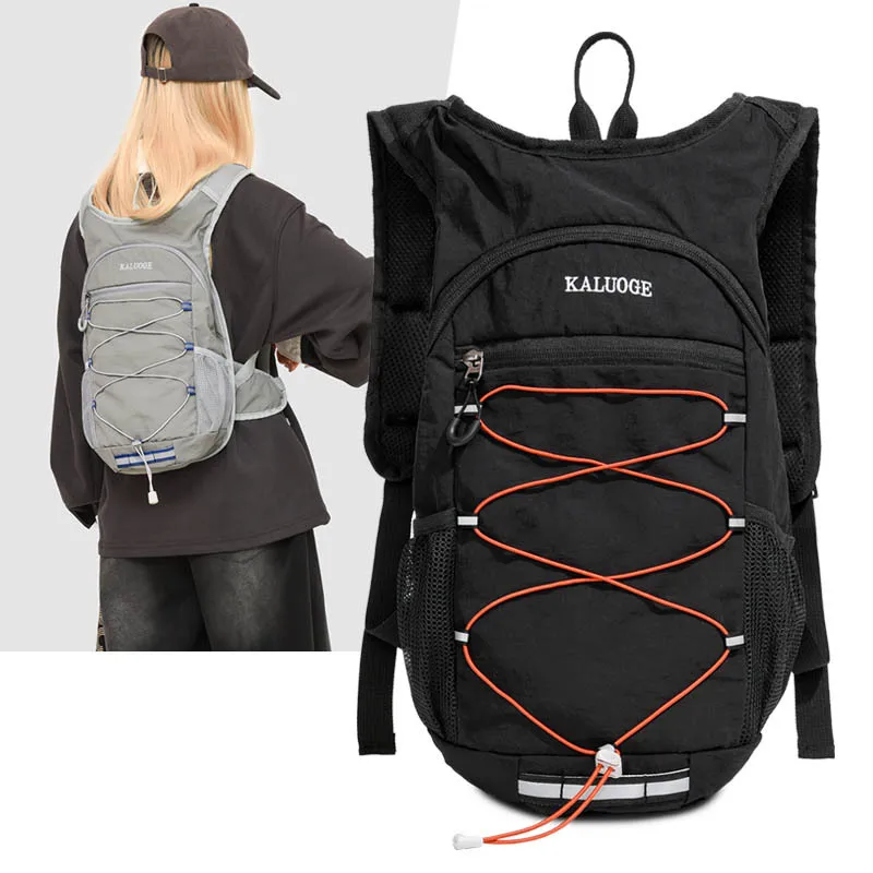 Outdoor Hiking Backpack for Women Lightweight Men's Leisure Sports Riding Bag University Student Schoolbag